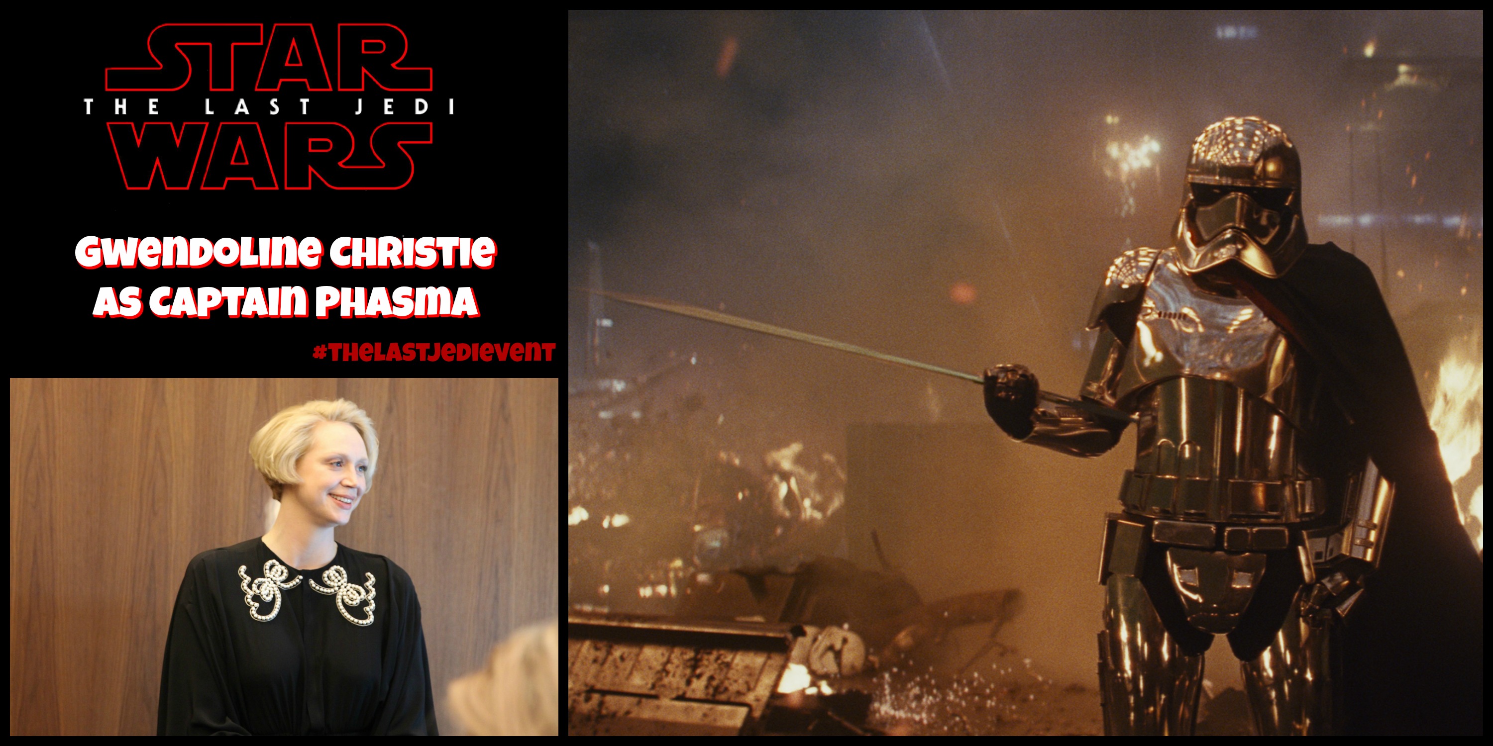 Gwendoline Christie Plays Captain Phasma In The Last Jedi